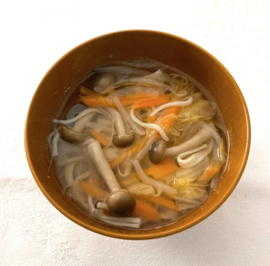 スクール糸かまぼこ～野菜スープ～